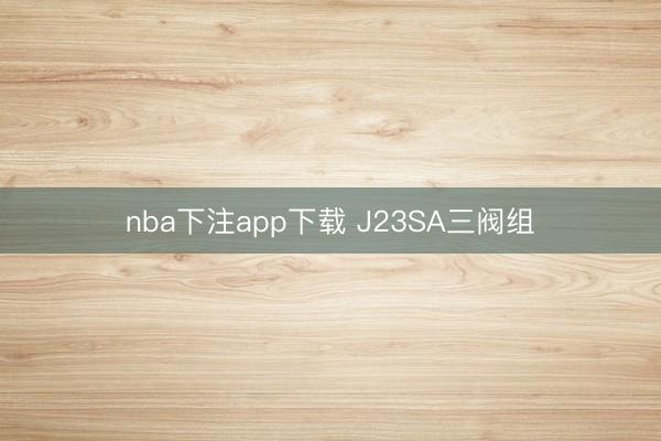 nba下注app下载 J23SA三阀组